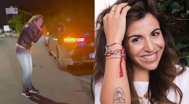 Conductora en estado de ebriedad choca a la hija de Diego Maradona