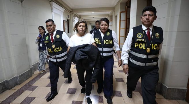 Elizabeth Peralta: así fue trasladada a la carceleta del INPE en Ancón