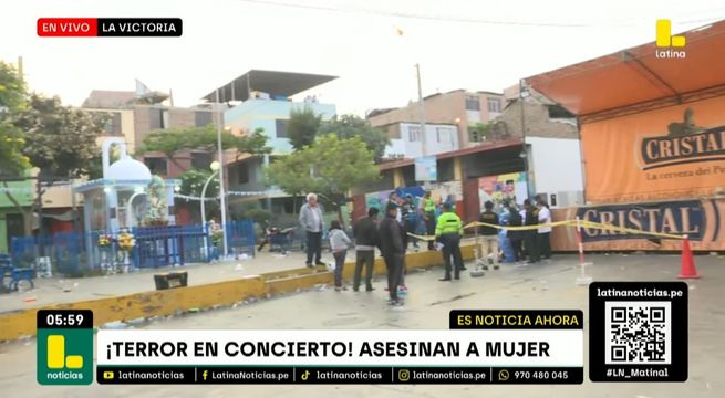 La Victoria: madre de familia muere baleada en fiesta patronal