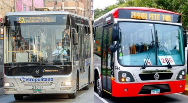 ¿En qué horarios atenderán hoy el Metropolitano, Metro de Lima y corredores?