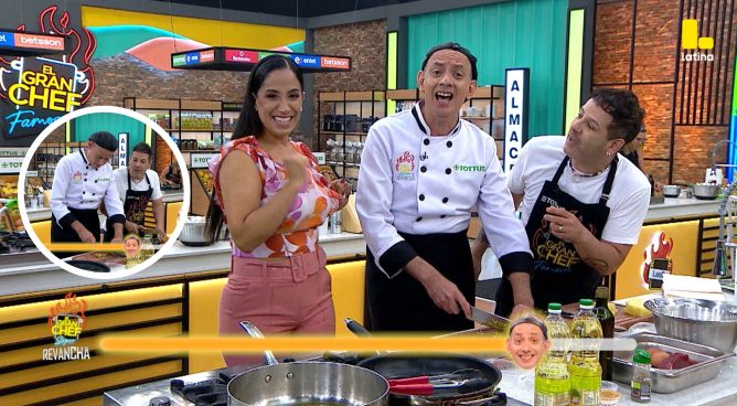 El Gran Chef Famosos: Ricky y Christian Ysla ponen a BAILAR a Nelly Rossinelli