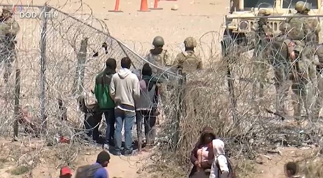 Estados Unidos despliega miles de militares en frontera con México para impedir el paso de migrantes