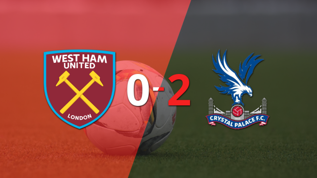 Jean-Philippe Mateta marca un doblete en la victoria 2-0 de Crystal Palace ante West Ham United