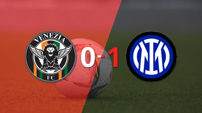A Inter no le sobró nada, pero venció a Venezia por 1 a 0