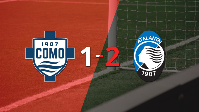 Atalanta supera por 2-1 a Como 1907 tras dar vuelta el partido