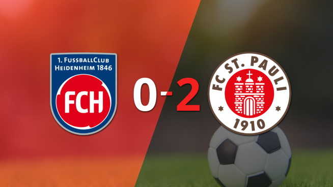 Heidenheim sucumbe ante FC St. Pauli y pierde por 2 a 0
