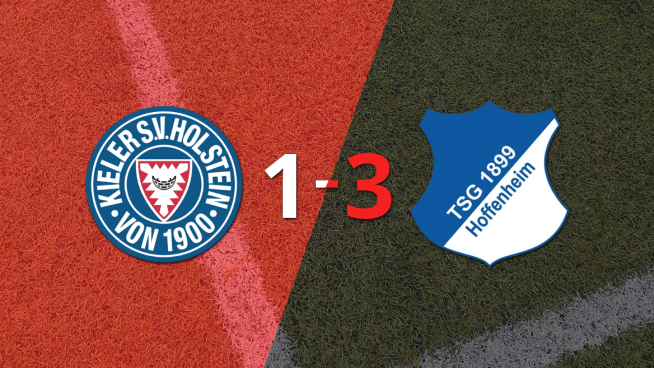 Hoffenheim gana 3-1 a Holstein Kiel con doblete de Adam Hlozek