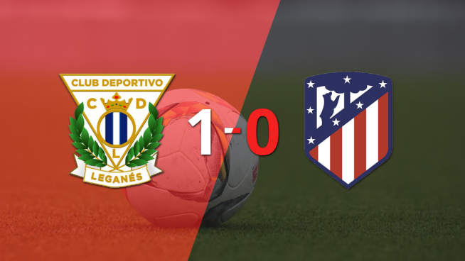 Atlético de Madrid no pudo con Leganés y cayó 1-0
