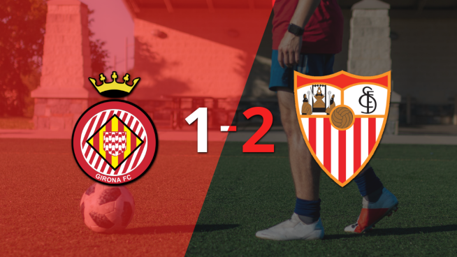Sevilla voltea el marcador y triunfa 2 a 1 ante Girona con gol agónico