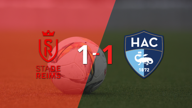 Stade de Reims y Le Havre AC se reparten los puntos y empatan 1-1