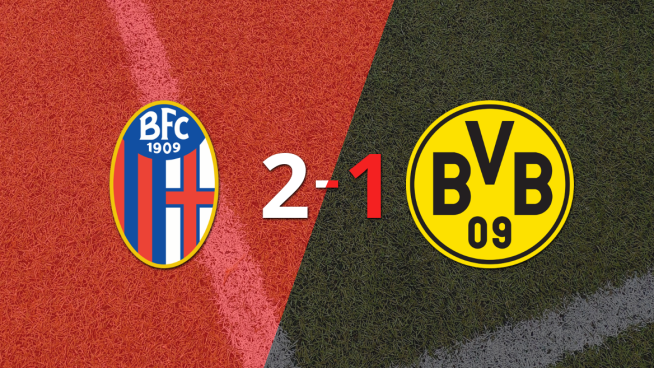 Bologna remonta el partido con Borussia Dortmund y sella el triunfo 2 a 1