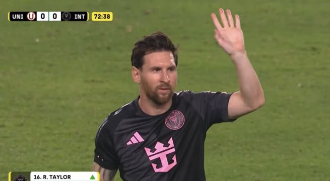 Lionel Messi fue cambiado a los 72 minutos: argentino fue aplaudido por los hinchas