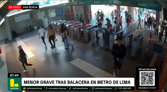 Balacera en estación La Cultura: salen nuevas imágenes de ataque contra 'saldero'