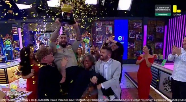 Jota Benz se llevó la olla de oro en la final de El Gran Chef Famosos