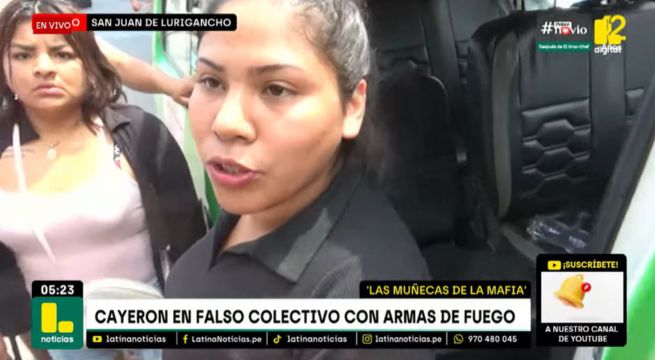 'Muñecas de la mafia' cayeron a bordo de falso colectivo con armas y municiones | VIDEO