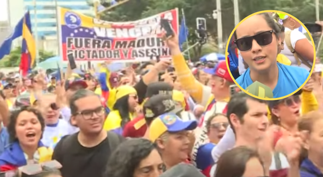Con nostalgia y esperanza venezolanos protestan contra Maduro: 