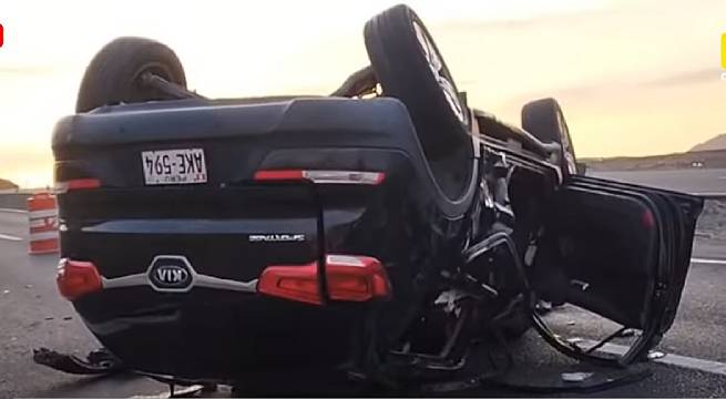 Violento accidente en Pasamayo dejó una mujer fallecida y tres heridos