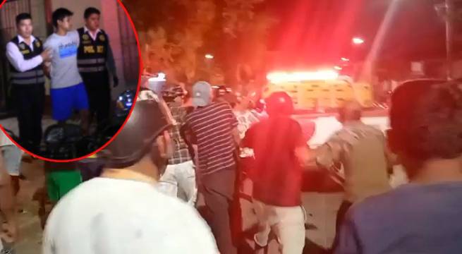 Delincuente asesina a empresario en restaurante: clientes y vecinos lo atrapan y casi lo linchan