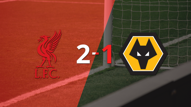 Wolverhampton no pudo con Liverpool y perdió 2 a 1