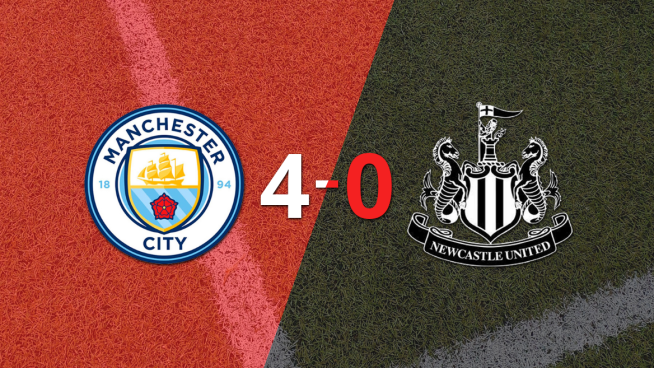 Newcastle United no opuso resistencia y fue goleado por Manchester City con hat-trick de Omar Marmoush
