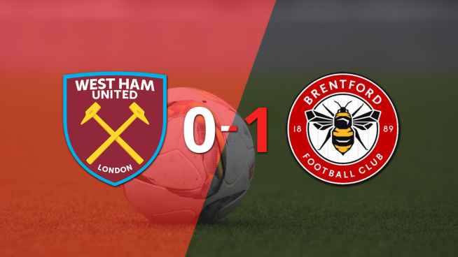 A Brentford no le sobró nada, pero venció a West Ham United por 1 a 0