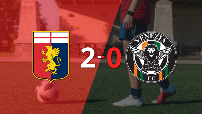 Genoa dominó a Venezia con un 2-0 en un partido electrizante