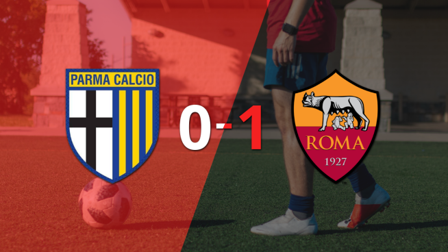 Roma logró la victoria por 1 a 0 ante Parma