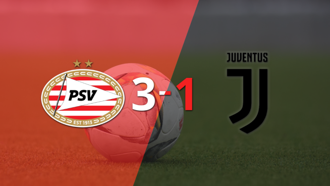 PSV ganó 3 a 1 y clasificó a Octavos de Final