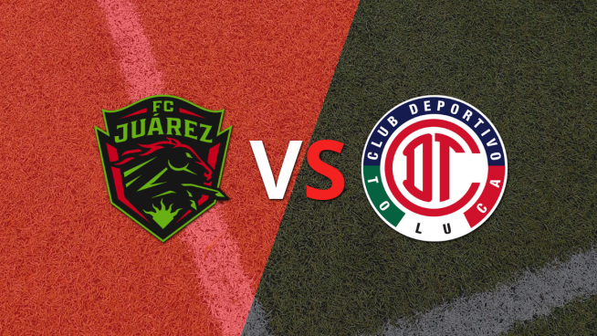 Toluca FC vs FC Juárez se van al descanso con un marcador 3-0