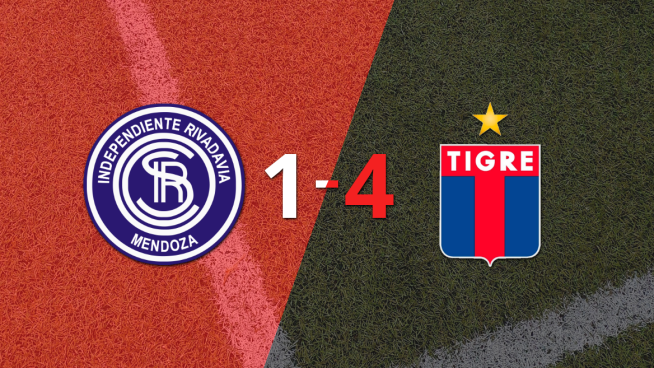 Tigre golea 4-1 a Independiente Riv. (M) y David  Romero firma doblete