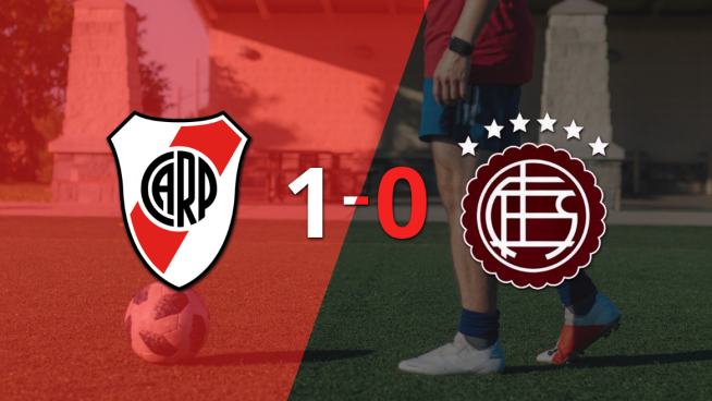 Con gol de Miguel Ángel Borja, River Plate le ganó a Lanús por 1 a 0
