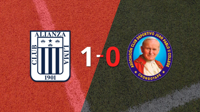 Juan Pablo II perdió 1-0 ante Alianza Lima
