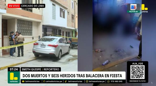 Balacera en fiesta de cumpleaños deja tres muertos y cinco heridos