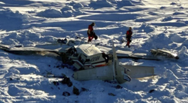 Encuentran restos de avión desaparecido en Alaska y 3 cuerpos