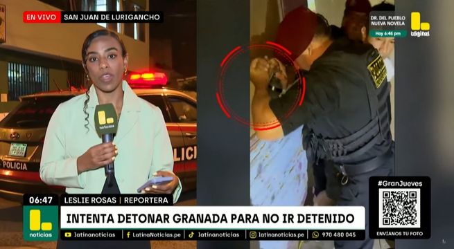 Presunto extorsionador intenta detonar una granada para evitar ser arrestado