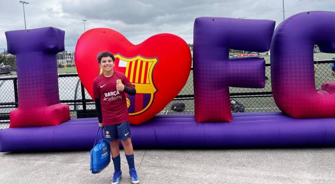 Promesa peruana: niño es invitado a entrenar con el FC Barcelona | VIDEO