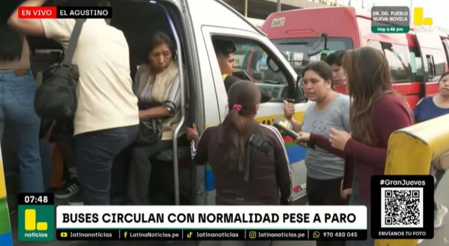 Pasajeros denuncian alza de pasajes por paro | VIDEO