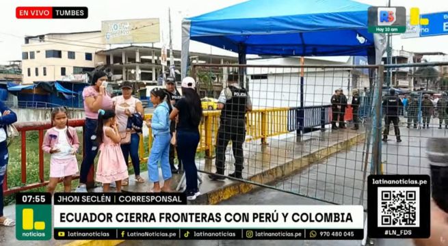 Así luce la frontera entre Perú y Ecuador a pocas horas de elecciones