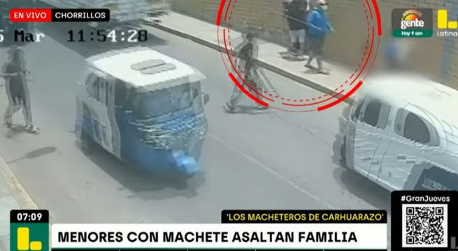 Violento robo en Chorrillos: capturan a menores que asaltaron con machete a madre con sus hijos