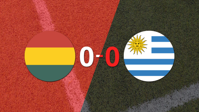 Sin goles, Bolivia y Uruguay igualaron el partido