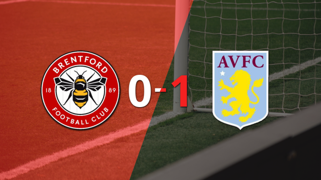 Aston Villa se quedó con la victoria 1-0 ante Brentford en el Gtech Community Stadium