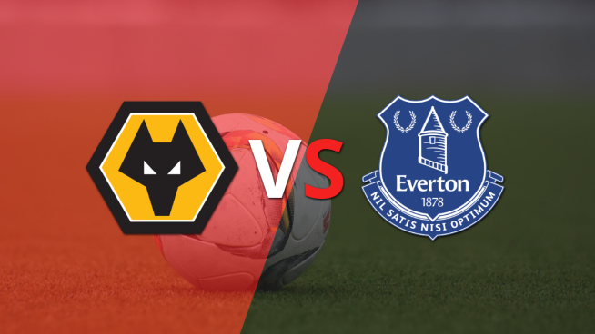 Comienza el segundo tiempo del empate entre Wolverhampton y Everton