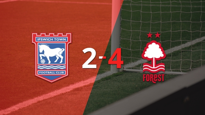 Anthony Elanga sentenció el triunfo de Nottingham Forest ante Ipswich Town con doblete
