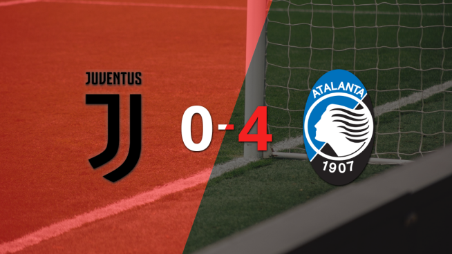 Juventus sufre una aplastante derrota ante Atalanta con un 4 a 0