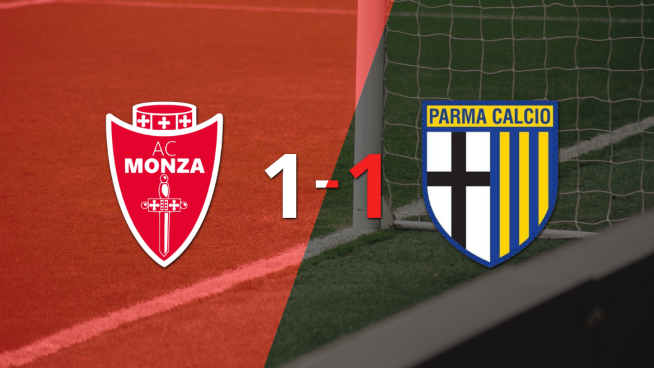 Monza y Parma igualaron 1 a 1