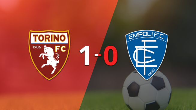 Torino derrotó 1-0 a Empoli