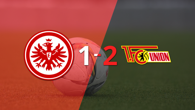 Unión Berlín da vuelta el marcador y triunfa 2 a 1 sobre Eintracht Frankfurt