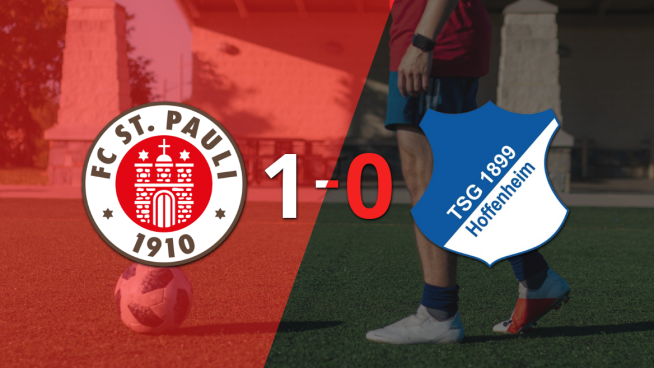 FC St. Pauli derrotó 1-0 a Hoffenheim con un gol de Noah Weishaupt