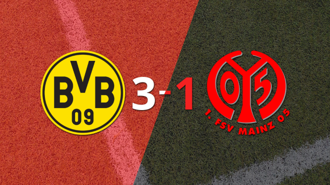 Maximilian Beier ayudó con doblete a Borussia Dortmund en victoria frente a Mainz