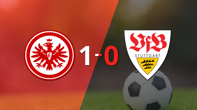 Eintracht Frankfurt derrotó 1-0 a Stuttgart
